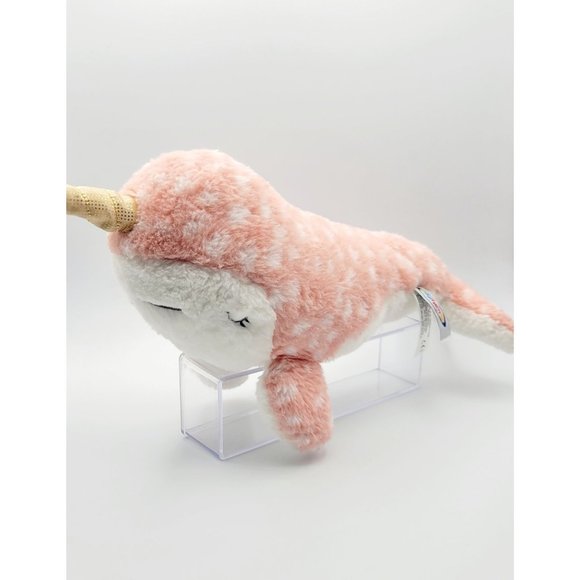 mary meyer Other - Mary Meyer FabFuzz Pink Natalie Narwhal Plush Toy Stuffed Animal 17"